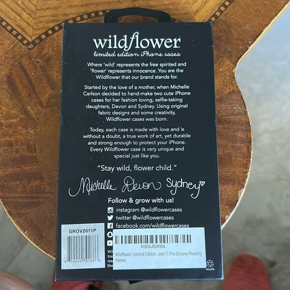 Wild Flower IPhone 11Pro Case Limited Edition - Picture 2 of 4